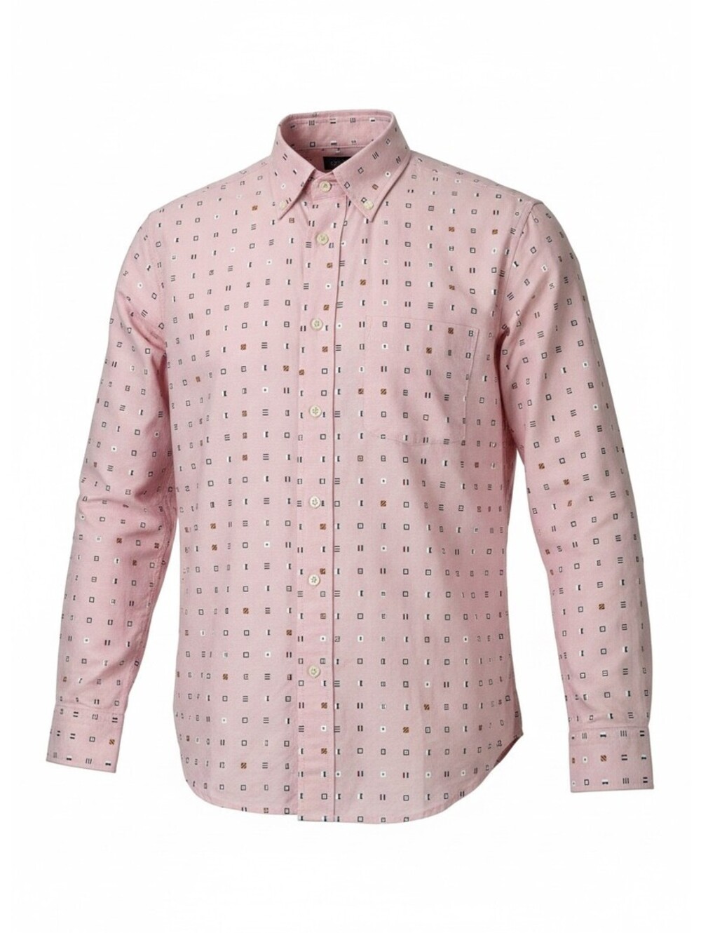 Castaway Nantucket Island Button-Down Shirt Small Pink 100% Cotton